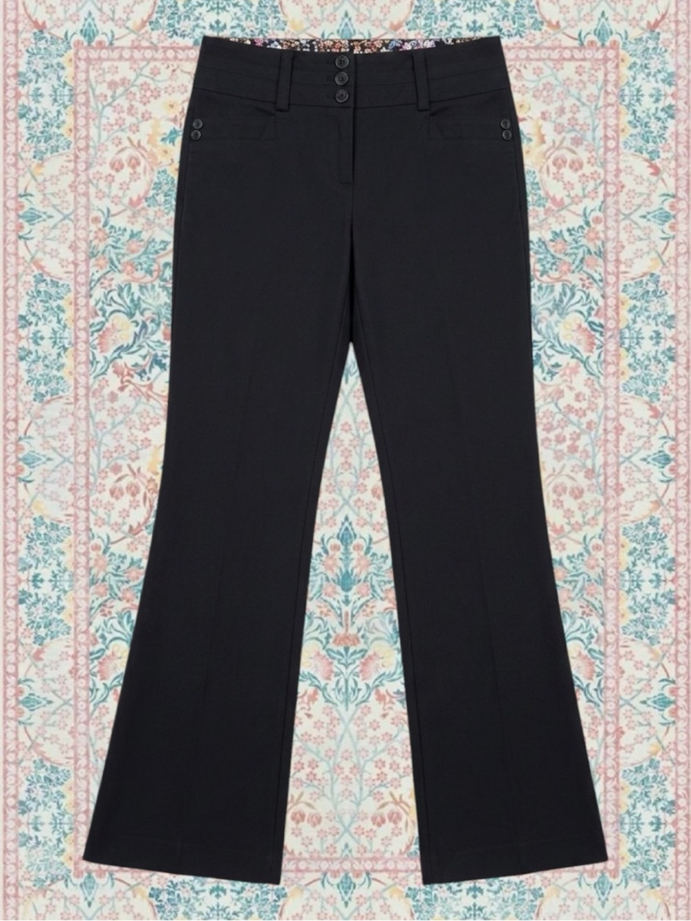 Joe Benbasset Vintage 90s Flare Pants Black Retro Classic Casual  Whimsigoth 9